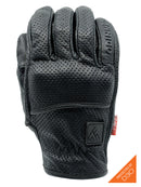 ODIN MFG D3O HEAVY HITTERS MOTORCYCLE GLOVES - BLACK PERFORATED