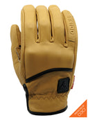 D3O HEAVY HITTERS MOTORCYCLE GLOVES - TAN SMOOTH