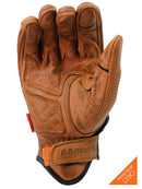 ODIN MFG D3O HEAVY HITTERS MOTORCYCLE GLOVES - WAX BROWN