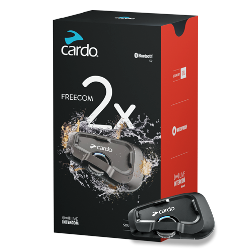 CARDO FREECOM 2X BLUETOOTH HEADSET SINGLE