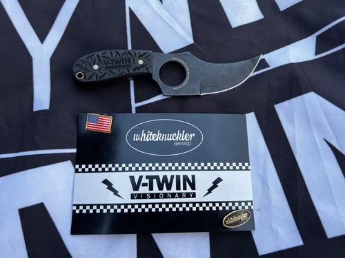 White Knuckler Brand x V-Twin Visionary limited edition knife collab.