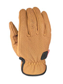 ODIN MFG ORIGINALS LEATHER GLOVES - TAN PERFORATED