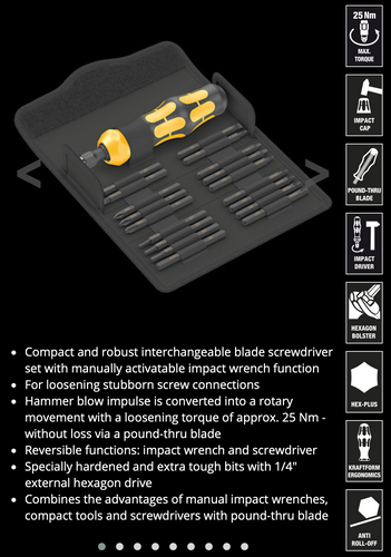 WERA Kraftform Kompakt 900 Imperial Set 1, 19 pieces