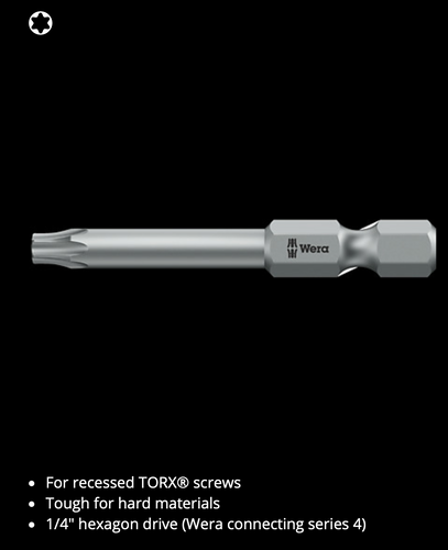 WERA 867/4 Z TORX bits