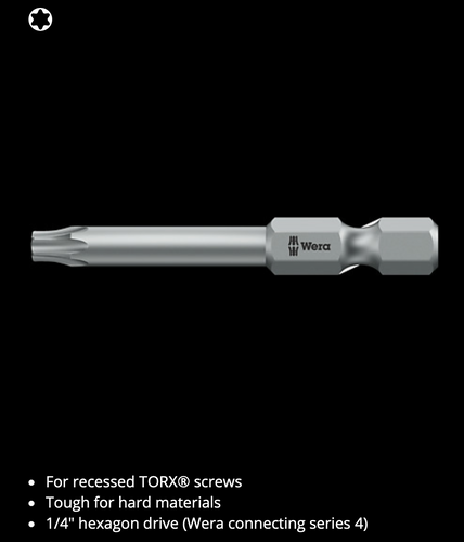 WERA 867/4 Z TORX bits